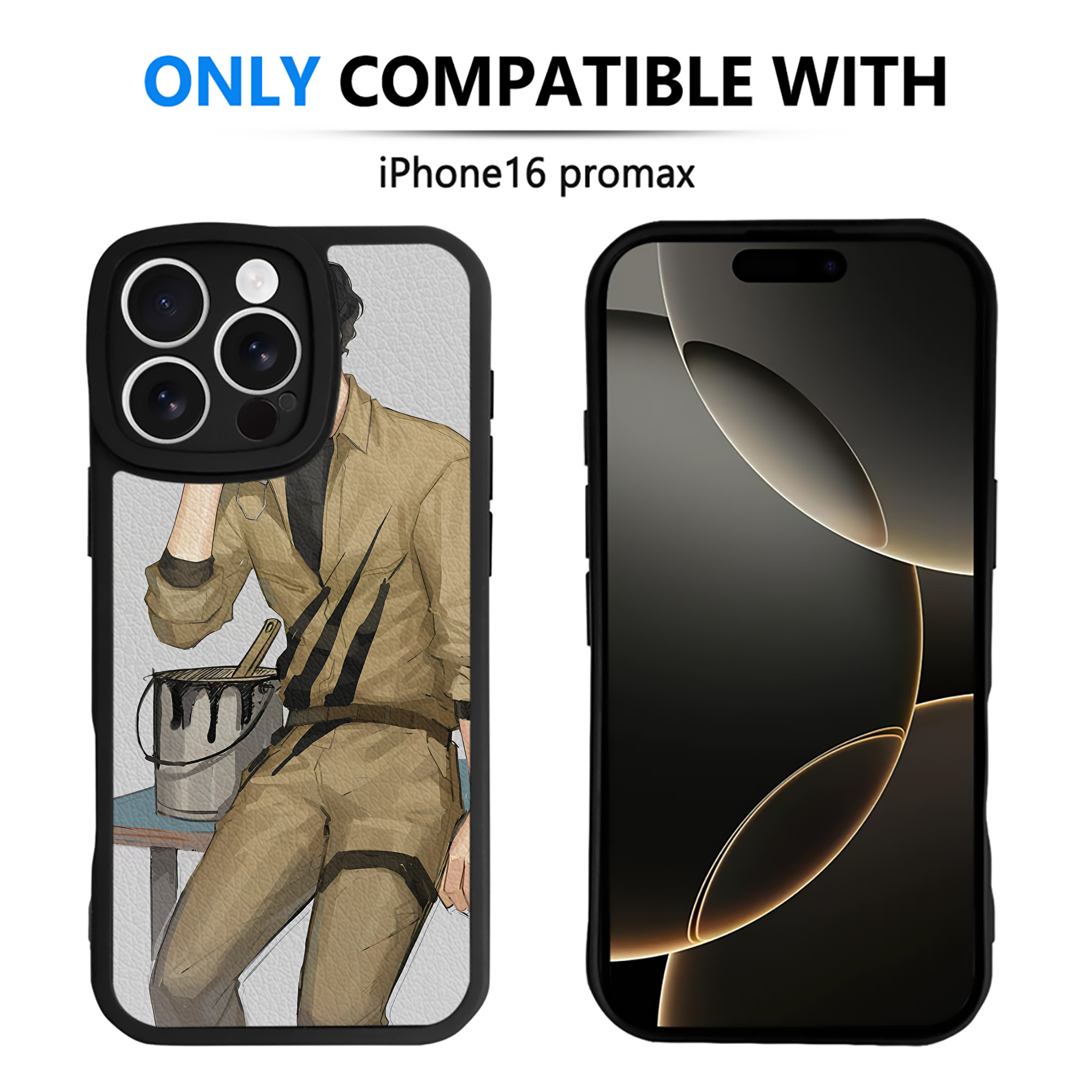 （画像用） ハイキュー!! Haikyu!! 【iPhone 16シリーズ対応】シリコンスマホケース（レザー調） 材質：シリコン